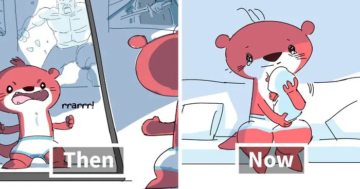 Man-Up: My Wholesome Comic About An Otter Who Overcame Societal Expectations And Learned To Love Himself For Who He Is