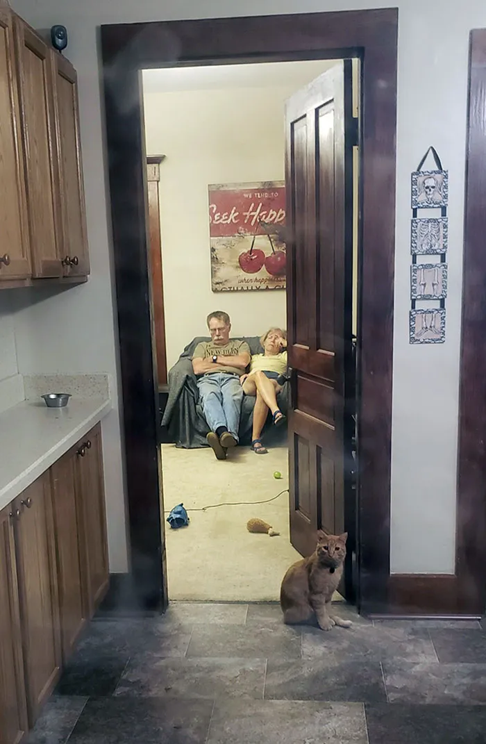 My Parents Just Stayed With Me For A Week. They Attempted To Stay Up Until 11 Pm To Welcome Me Home After A Long Shift