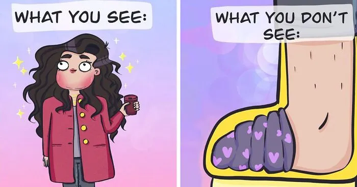 Artist Shows What Her Daily Struggles And Life Looks Like In 30 Comics