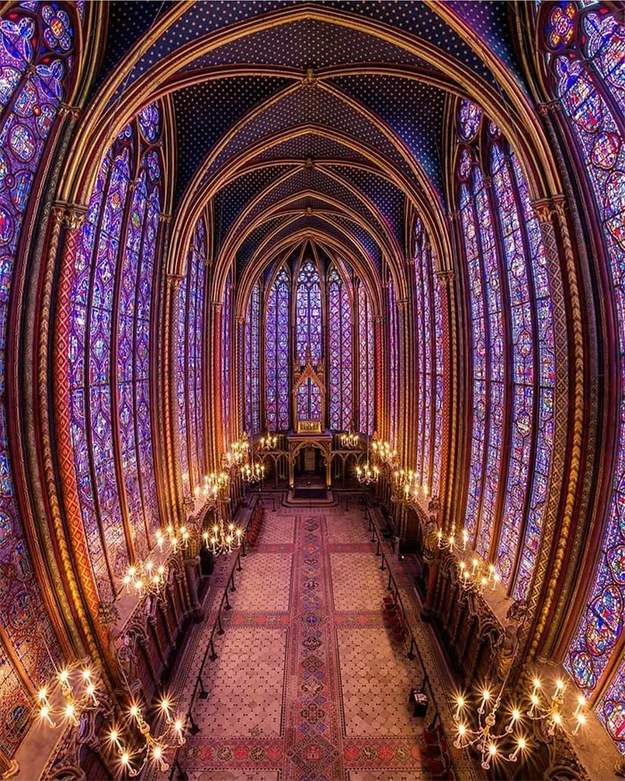 Sainte-Chapelle, A Gothic-Style Royal Chapel, The Medieval Palais De La Cité, At The Dele De La Cité On The Seine River In Paris, France, Where The Kings Of France Lived Until The 14th Century