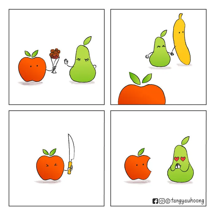 18 Comics With Weird And Unexpected Endings That I Created To Make People Laugh (New Pics)