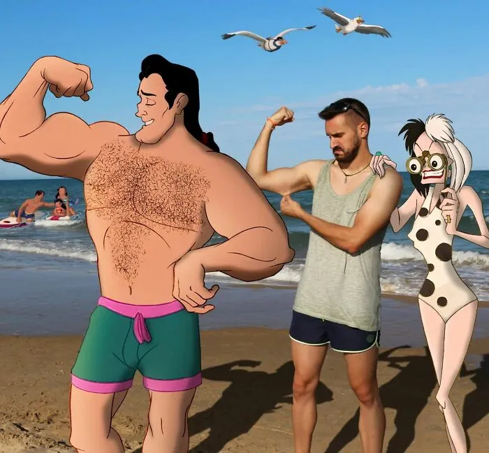 Artist Continues To Recreate Everyday Situations With Disney Characters And The Result Is Incredible (30 New Pics)