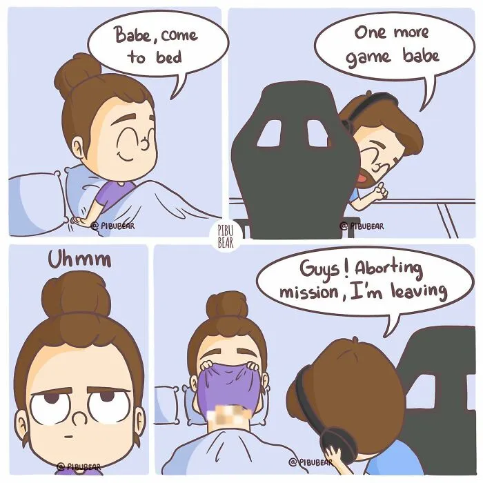This Couple Illustrates Their Ups And Downs In Sweet And Relatable Comics (30 Pics)