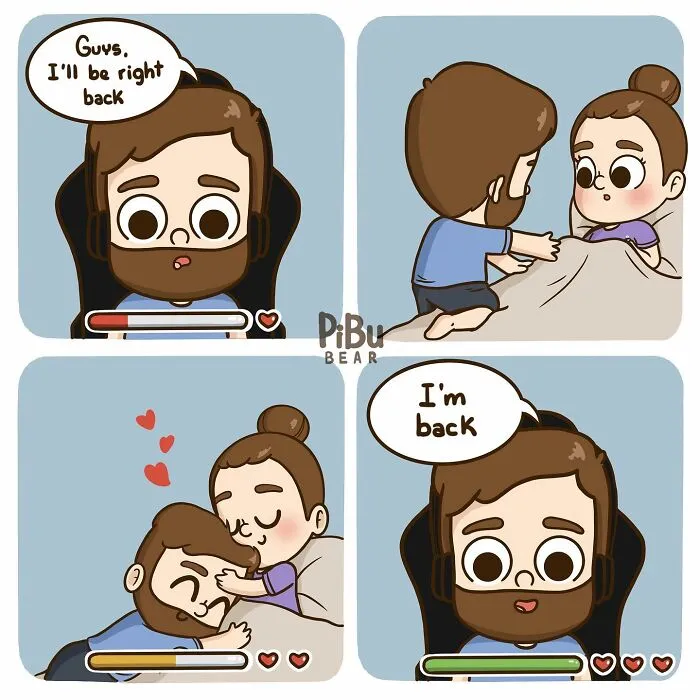 This Couple Illustrates Their Ups And Downs In Sweet And Relatable Comics (30 Pics)