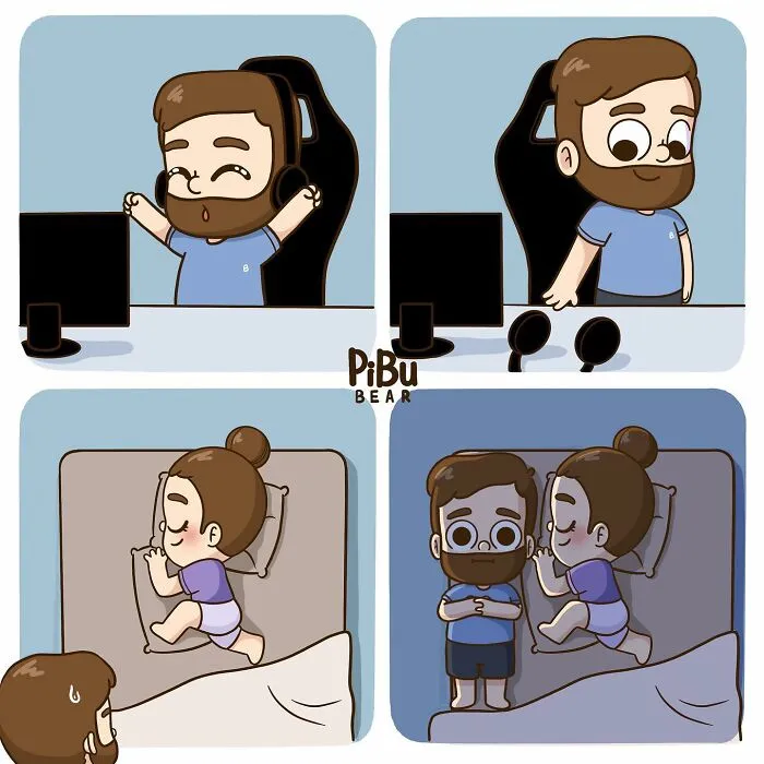 This Couple Illustrates Their Ups And Downs In Sweet And Relatable Comics (30 Pics)