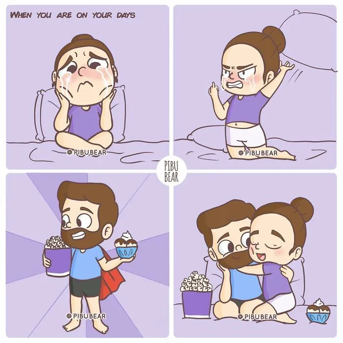 This Couple Illustrates Their Ups And Downs In Sweet And Relatable Comics (30 Pics)