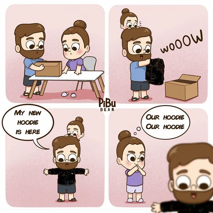 This Couple Illustrates Their Ups And Downs In Sweet And Relatable Comics (30 Pics)