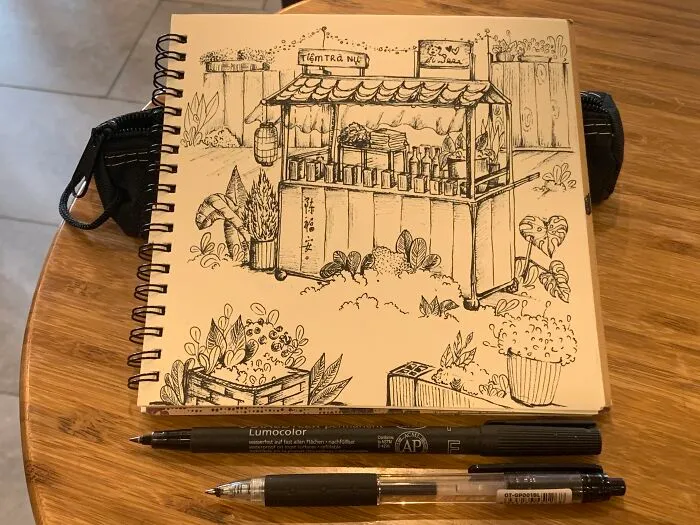 19 Random Drawings Out Of My Sketchbook
