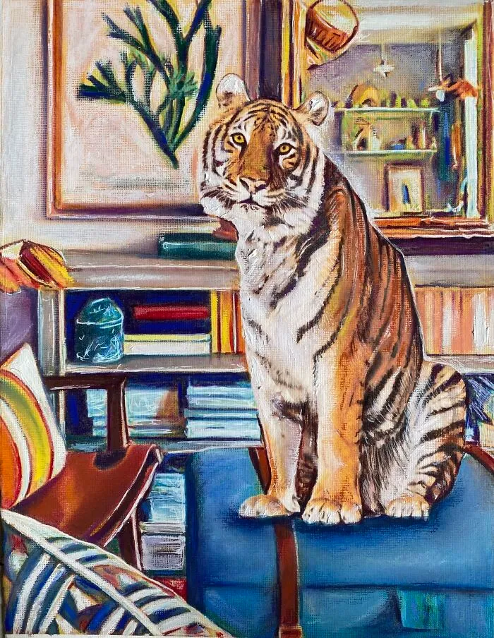Stripes On Blue
