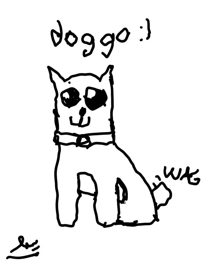 Lefthanded Doggo