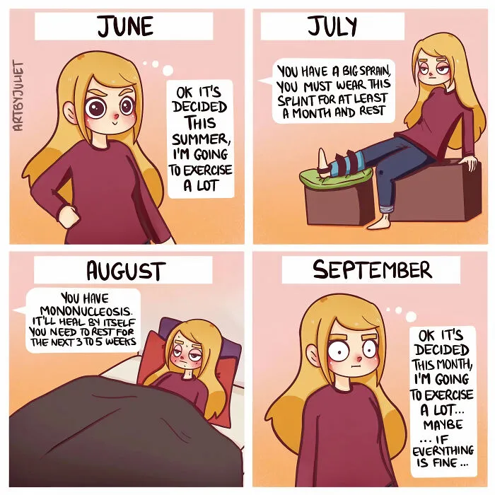 Artist Makes 30 Humorous Comics About Daily Realities (New Pics)