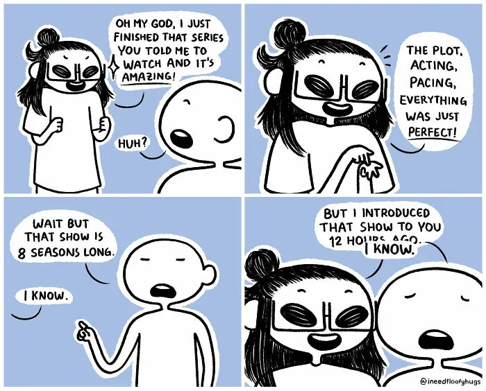 30 Funny And Relatable Comics By "I Need Floofy Hugs"