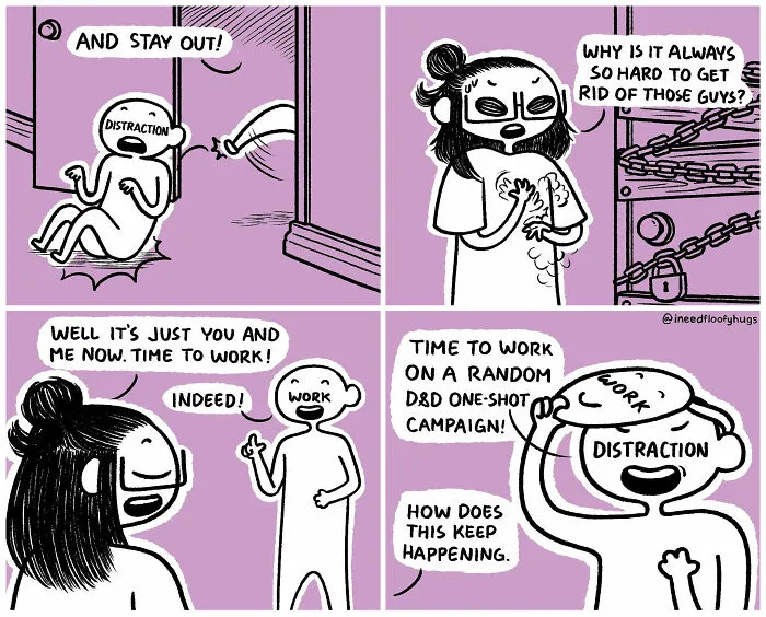 30 Funny And Relatable Comics By "I Need Floofy Hugs"