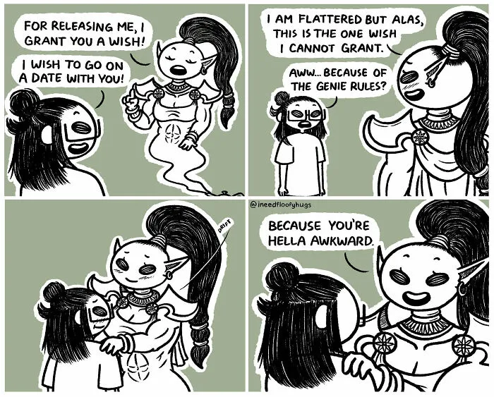 30 Funny And Relatable Comics By "I Need Floofy Hugs"