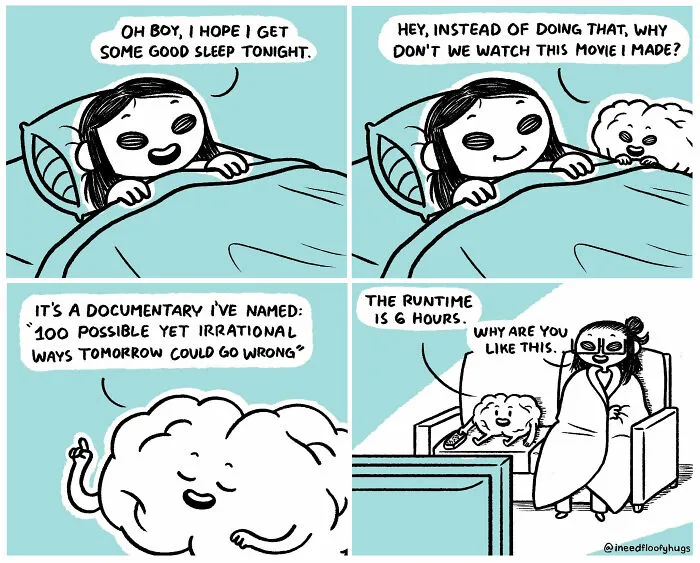 30 Funny And Relatable Comics By "I Need Floofy Hugs"