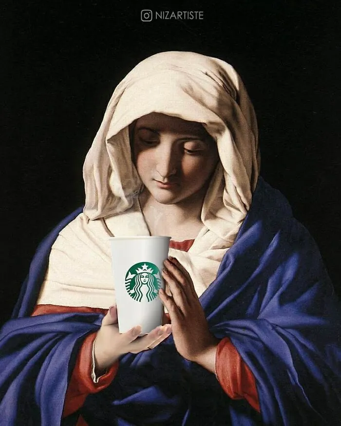 Soy diseñador gráfico, y creo divertidas combinaciones de arte clásico y cultura pop (30 imágenes)