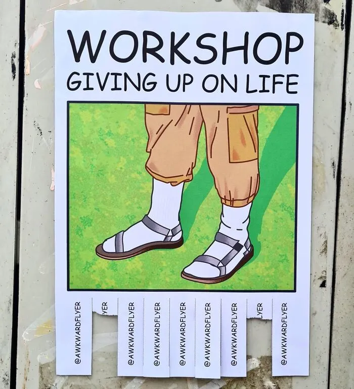 I Make Super Awkward Flyers And Hang Them In The Streets, Here Are My Best Ones (35 Pics)