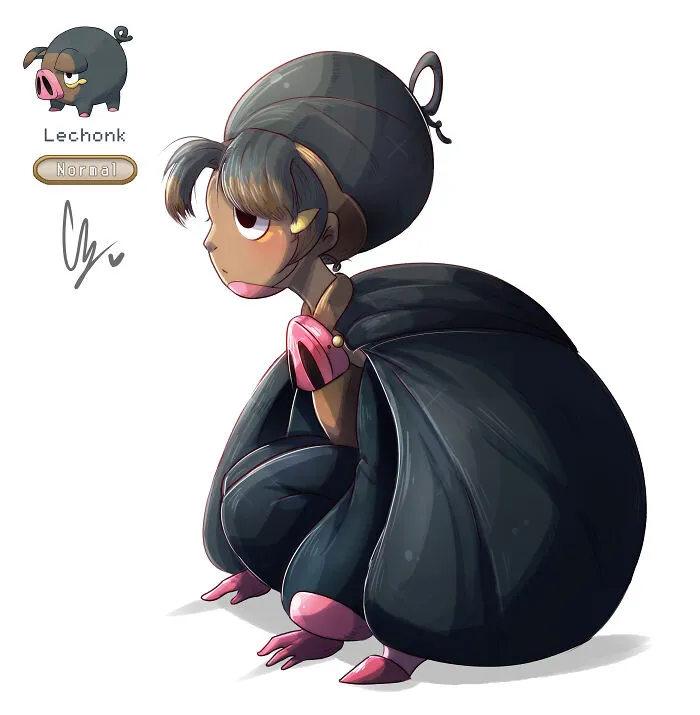 I Turn Generation Nine Pokémon Into Humanizations (9 Pics)