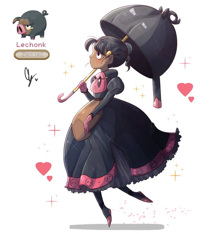 I Turn Generation Nine Pokémon Into Humanizations (9 Pics)
