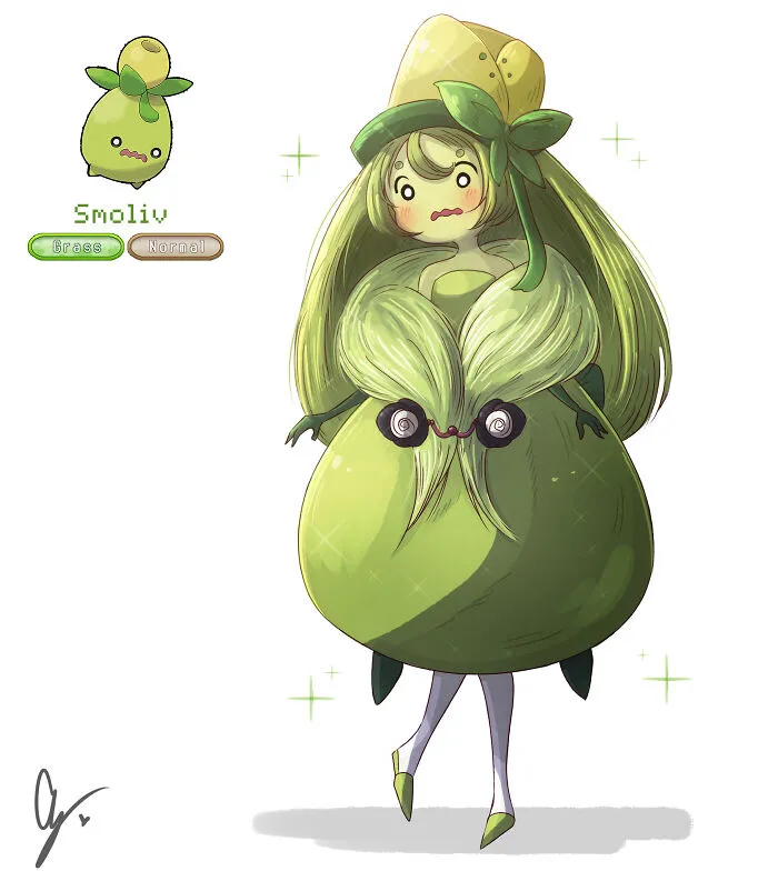 I Turn Generation Nine Pokémon Into Humanizations (9 Pics)