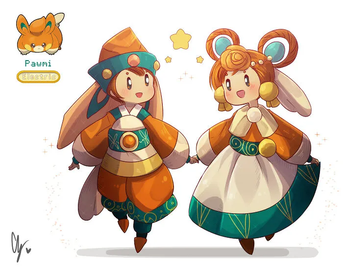 I Turn Generation Nine Pokémon Into Humanizations (9 Pics)