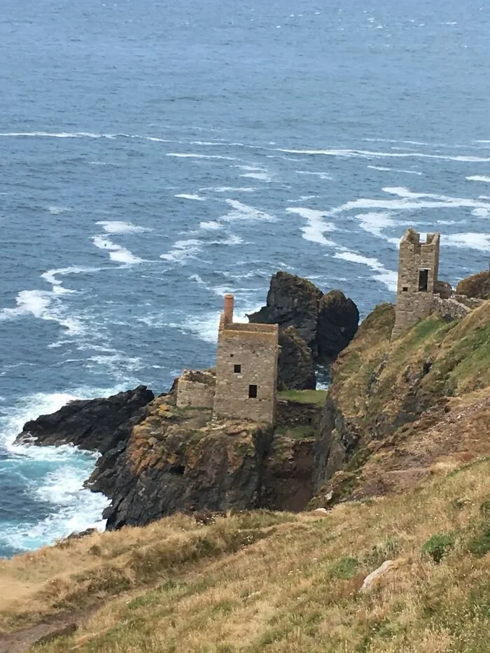 Cornwall. Tin Mines In A Dramatic Setting.