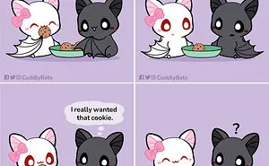 My 20 Wholesome Comics Depict A Cute Bat Couple That Is In A Relationship