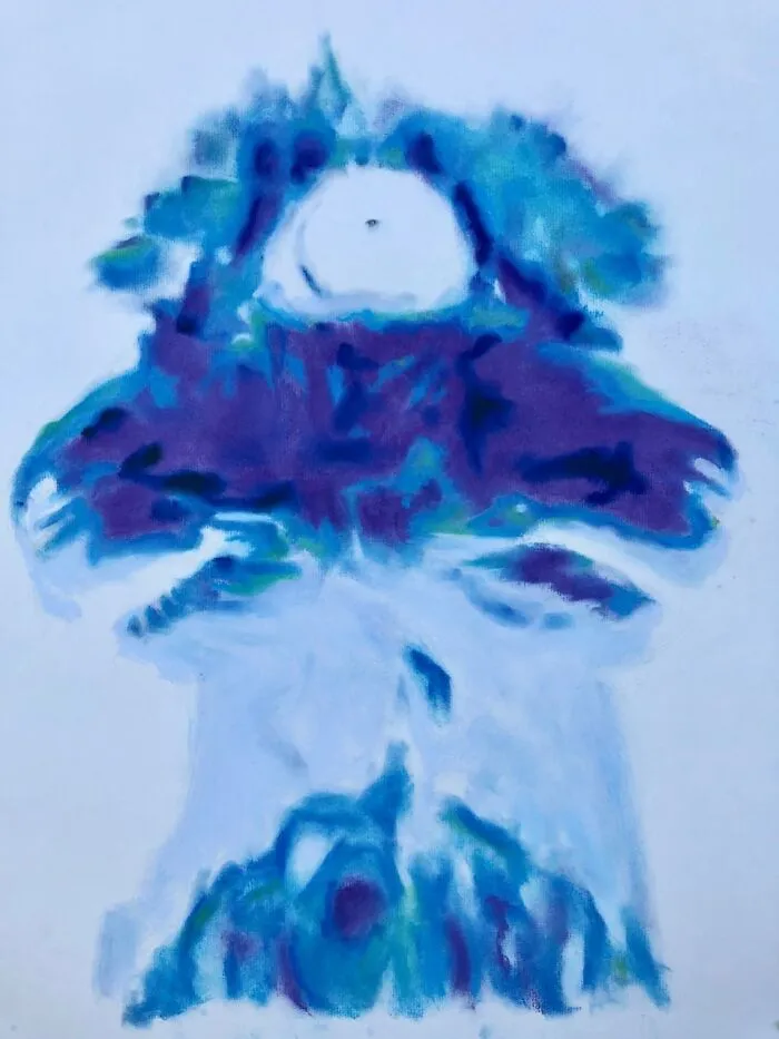 Negative Sheep (Cyclopse),  Pastel On Paper, 24” X 18”