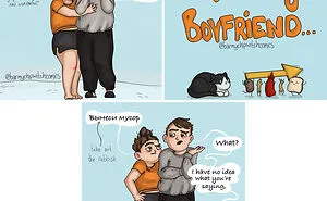 30 Funny And Relatable Comics About Relationships And Everyday Life By “Barmy Chip Witch” (New Pics)