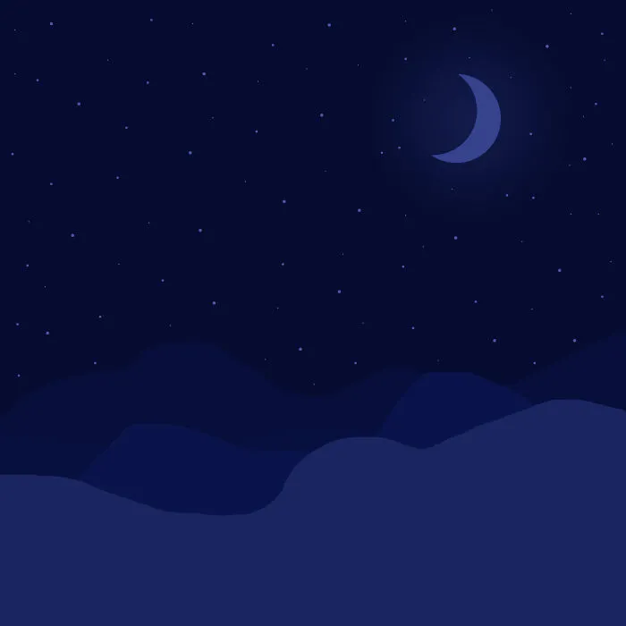Just A Quick Idea I Had. I Love The Moon, Stars And The Color Blue ♡
