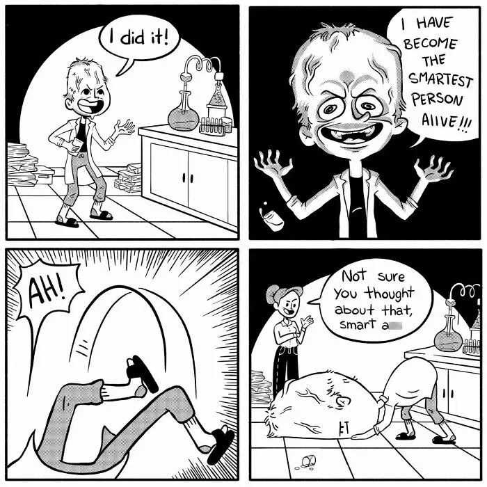 This Canadian Artist Creates Funny Comics That Might Surprise You With Their Unexpected Endings (24 New Pics)
