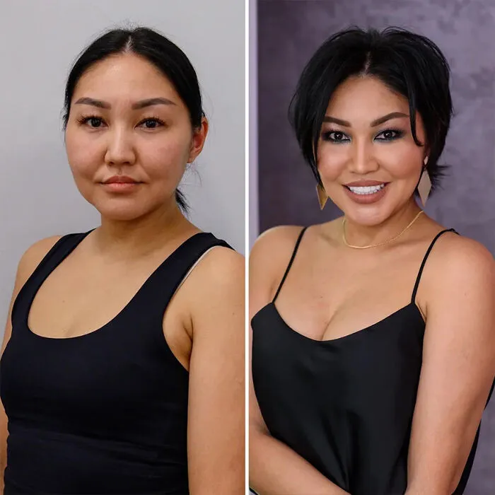 30 Transformaciones realizadas por este peluquero y su equipo, mostrando el poder de un buen estilista (nuevas fotos)