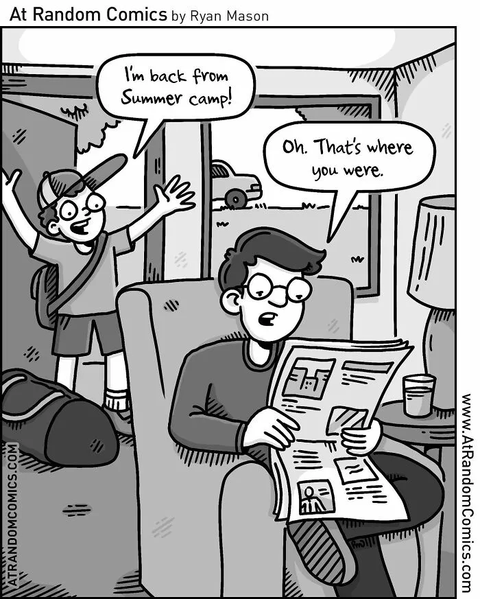 "At Random Comics": 30 Witty Single-Panel Cartoons By This Artist (New Pics)
