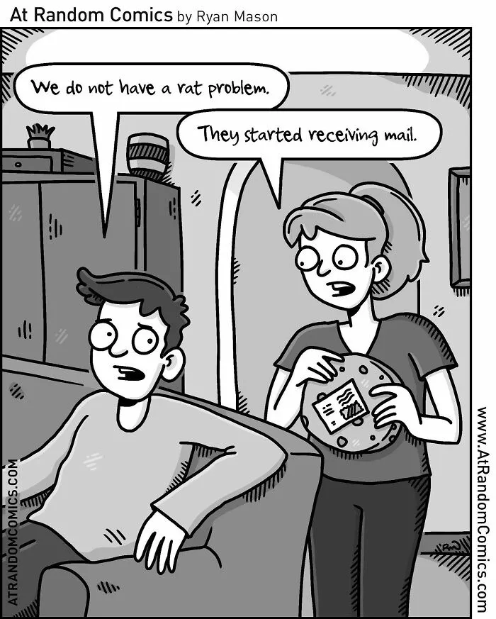 "At Random Comics": 30 Witty Single-Panel Cartoons By This Artist (New Pics)