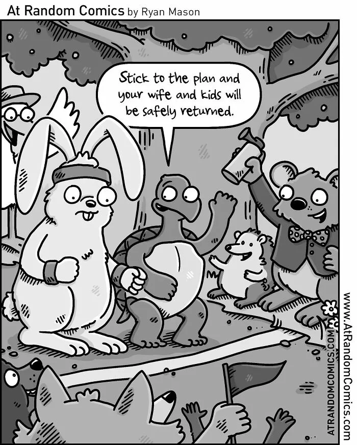 "At Random Comics": 30 Witty Single-Panel Cartoons By This Artist (New Pics)