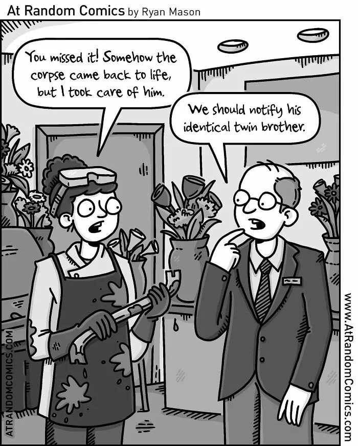 "At Random Comics": 30 Witty Single-Panel Cartoons By This Artist (New Pics)