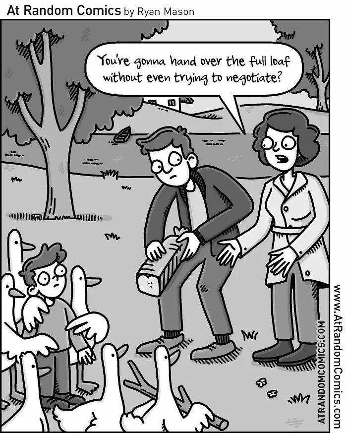"At Random Comics": 30 Witty Single-Panel Cartoons By This Artist (New Pics)