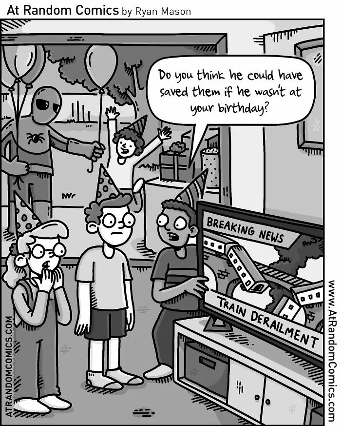 "At Random Comics": 30 Witty Single-Panel Cartoons By This Artist (New Pics)