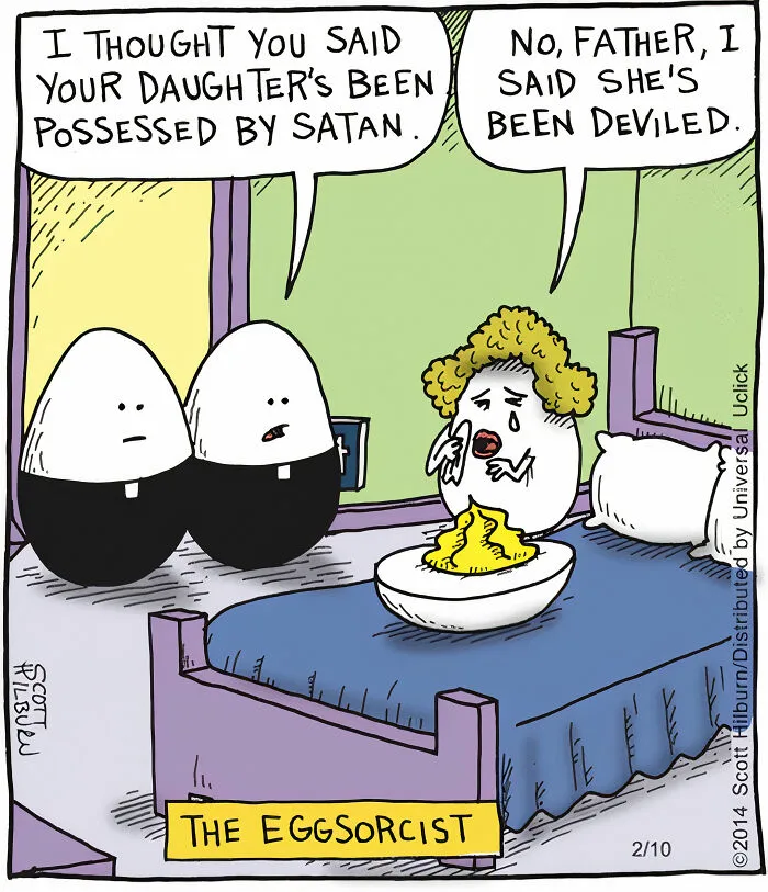 Artist Makes One-Panel Comics Filled With Absurd Situations And Silly Humor (50 Pics)