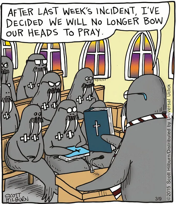 Artist Makes One-Panel Comics Filled With Absurd Situations And Silly Humor (50 Pics)