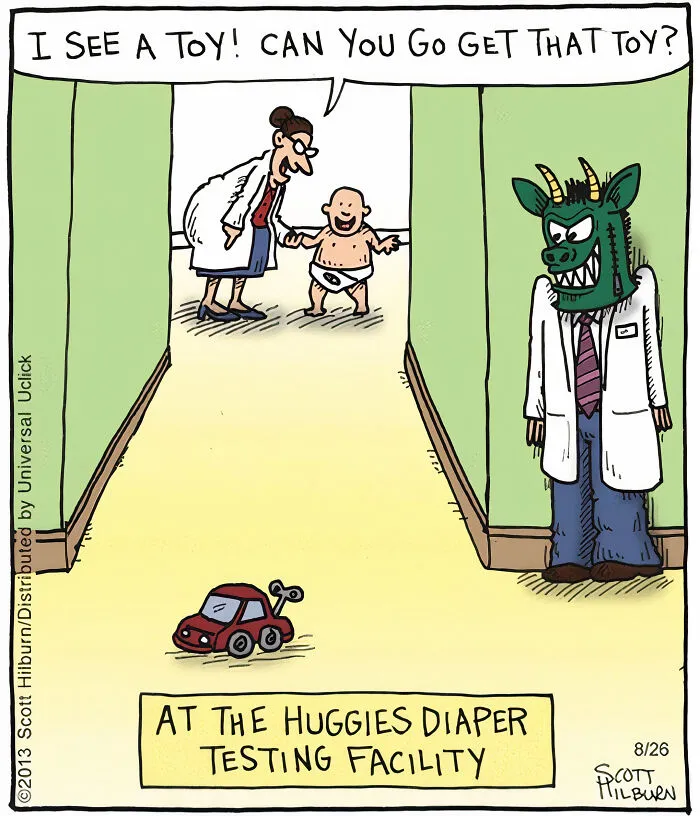 Artist Makes One-Panel Comics Filled With Absurd Situations And Silly Humor (50 Pics)