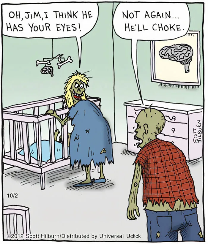 Artist Makes One-Panel Comics Filled With Absurd Situations And Silly Humor (50 Pics)