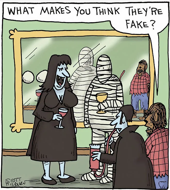 Artist Makes One-Panel Comics Filled With Absurd Situations And Silly Humor (50 Pics)