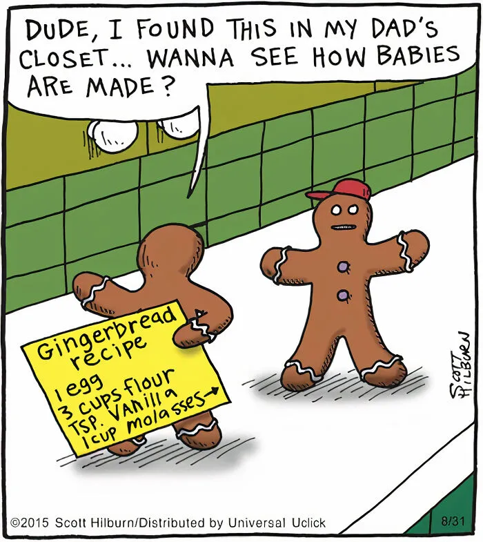 Artist Makes One-Panel Comics Filled With Absurd Situations And Silly Humor (50 Pics)