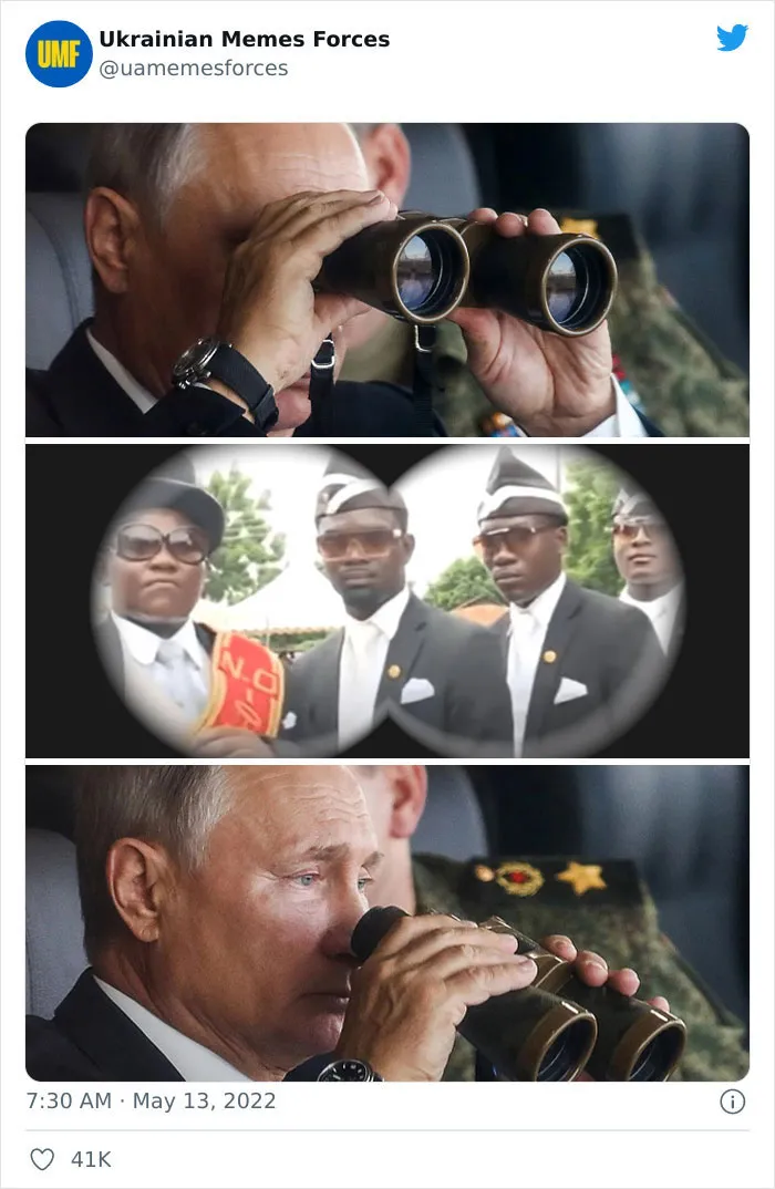 This Twitter Page Is Dedicated To Showing The Truth Of What Is Currently Happening In Ukraine With Memes And Here Are 40 Of The Best Ones
