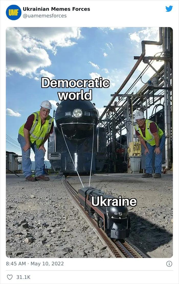 This Twitter Page Is Dedicated To Showing The Truth Of What Is Currently Happening In Ukraine With Memes And Here Are 40 Of The Best Ones
