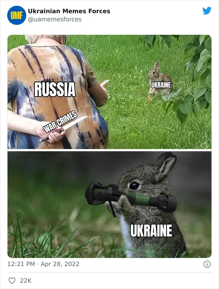 This Twitter Page Is Dedicated To Showing The Truth Of What Is Currently Happening In Ukraine With Memes And Here Are 40 Of The Best Ones