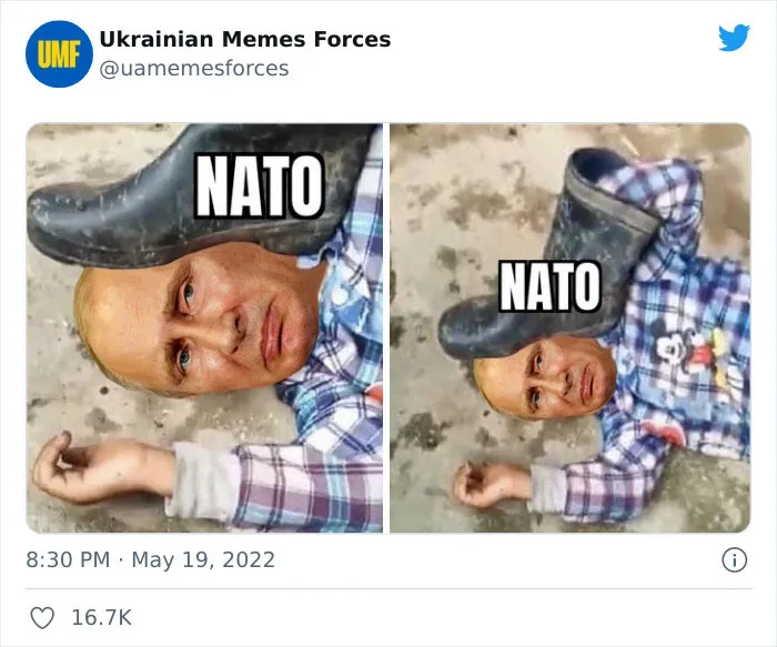 This Twitter Page Is Dedicated To Showing The Truth Of What Is Currently Happening In Ukraine With Memes And Here Are 40 Of The Best Ones