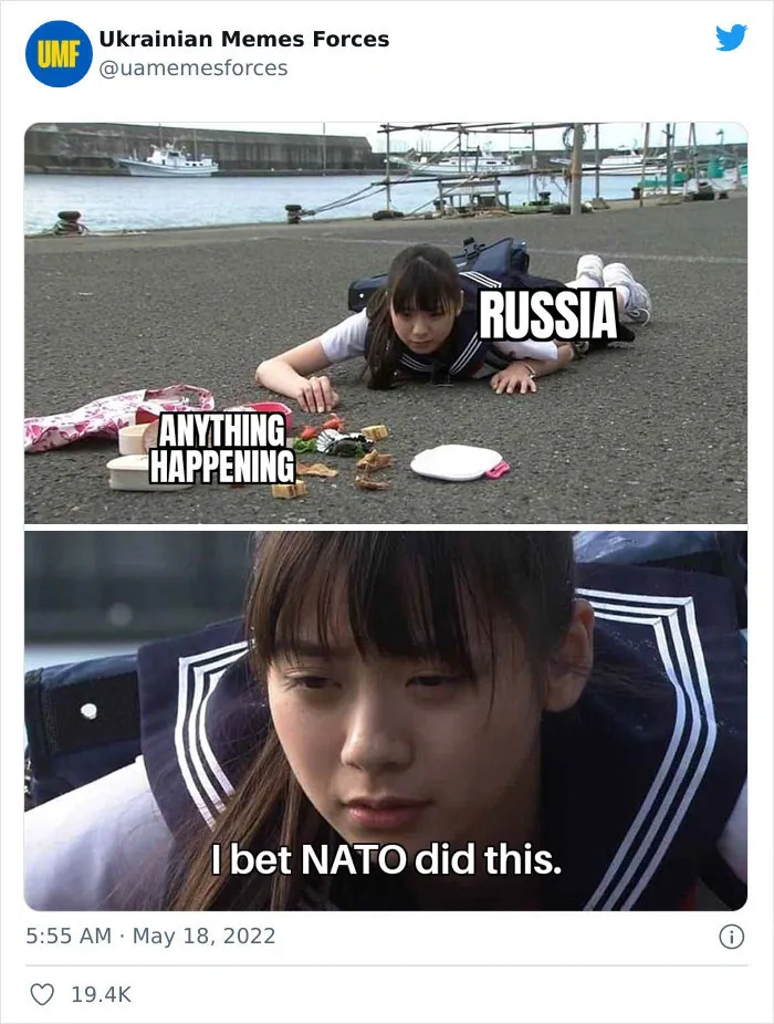 This Twitter Page Is Dedicated To Showing The Truth Of What Is Currently Happening In Ukraine With Memes And Here Are 40 Of The Best Ones