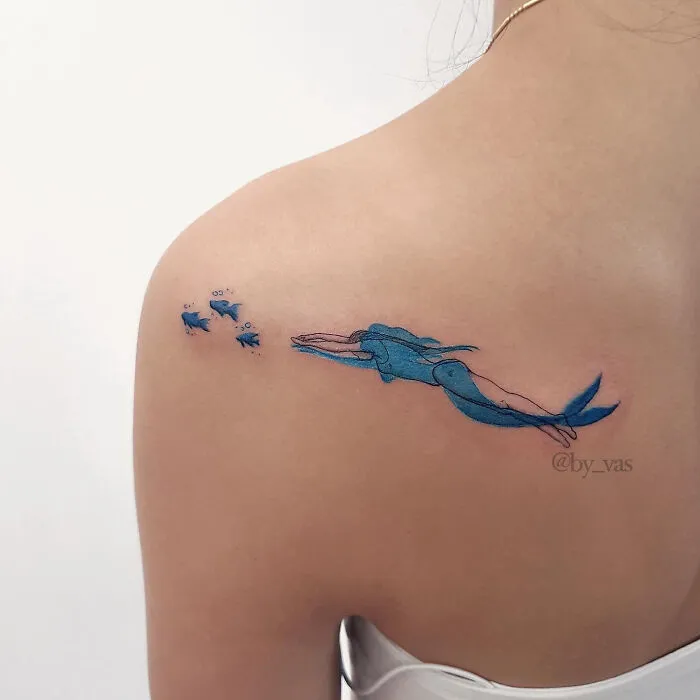 This Artist Creates Tattoos That Are A Combination Of “Where I Want To Be And Where I Actually Am,” And Here Are 20 Of The Best Ones